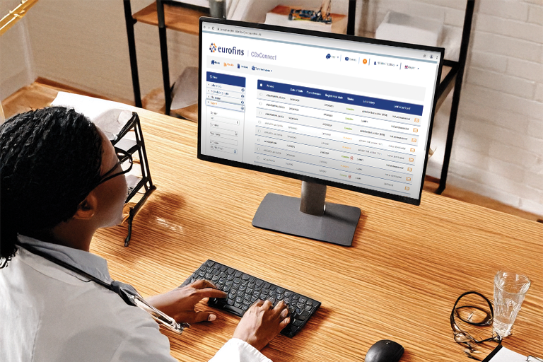 Go to Results Portal CDx Connect